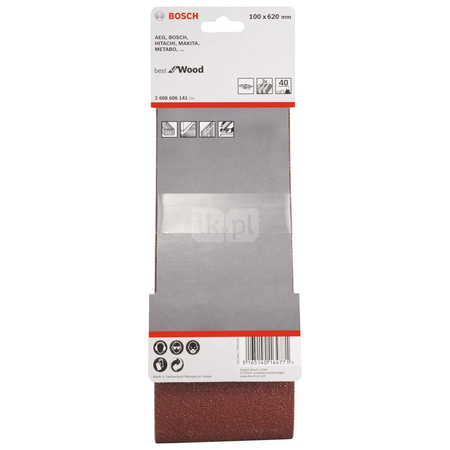 PAS BEZK. 100X620 BEST F/WOOD P40