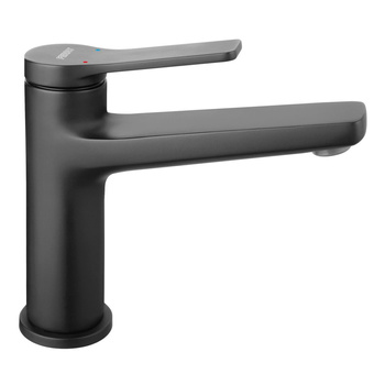 Bateria umywalkowa stojąca FERRO STRATOS, czarny