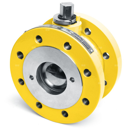 Zawór kulowy do gazu, kołnierz DN20, z otworami gwintowanymi, PN16