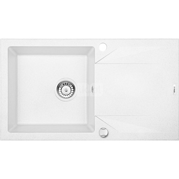 Deante Evora Zlewozmywak 1-komorowy z ociekaczem - alabaster