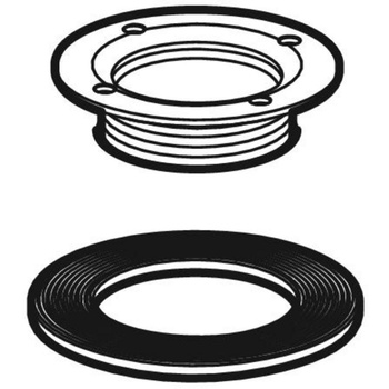 Kołnierz mocujący syfonu brodzikowego 52 z uszczelką