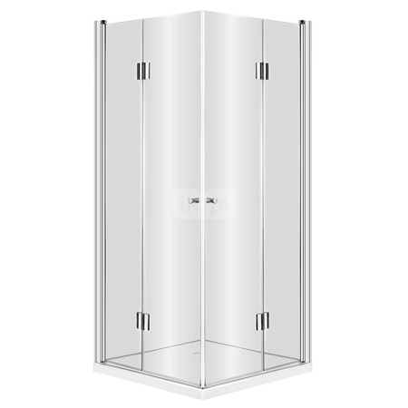 Deante Kerria Kabina kwadratowa 80 cm