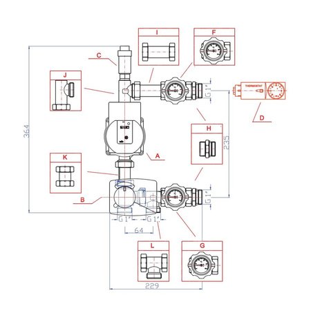 Grupa pompowa RUMET W40ARA VRG130 ARA600