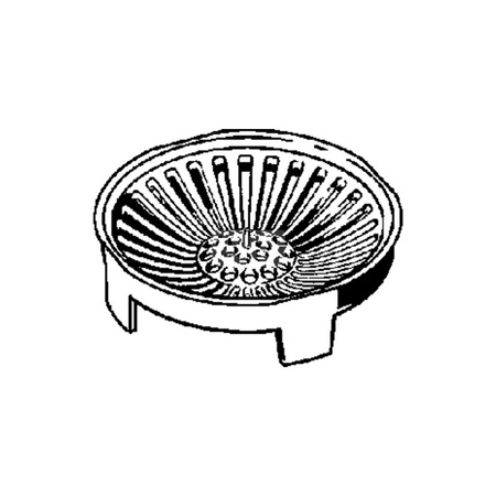 Sitko, tworzywo sztuczne / szary do odpływów prysznicowych VIEGA 4958