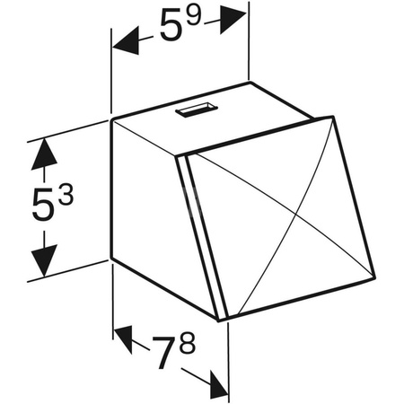 Element gniazdka elektrycznego Geberit Group z przyłączem USB