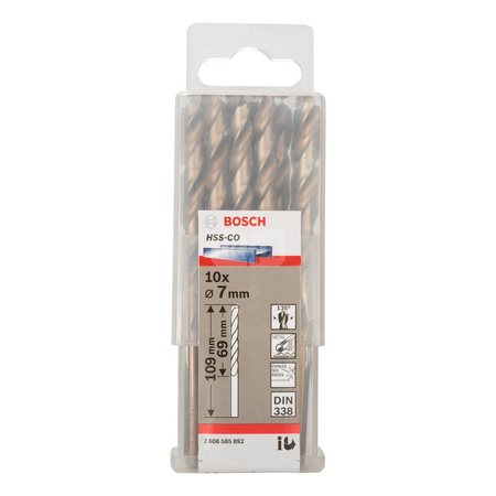 WIERTŁO STAND. HSS-CO 135'7,0/69MM