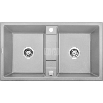 Deante Eridan Zlewozmywak 2-komorowy bez ociekacza