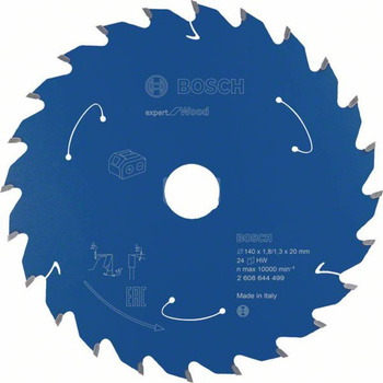 Ostrze do piły tarczowej bezprzewodowej Expert for Wood 140 x 1,8 / 1,3 x 20 T24
