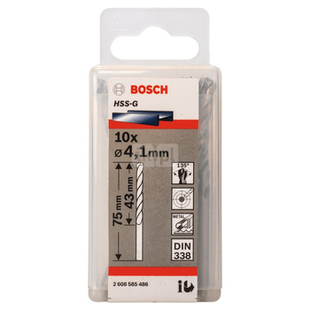 WIERTŁO STAND. HSS-G 135 '4,1/43MM