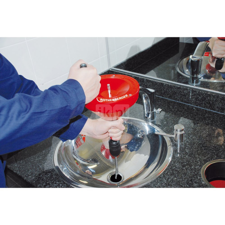 Profesjonalne ręczne i elektryczne urządzenie do czyszczenia rur 10 H+E Plus 10 m