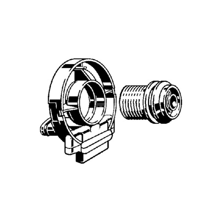 Kołnierz dopływowy, tworzywo sztuczne / skalny szary do odpływów prysznicowych VIEGA 6161105