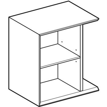 Element boczny iCon 37 cm x 40 cm x 27,3 cm, Lava / Lakierowany matowy