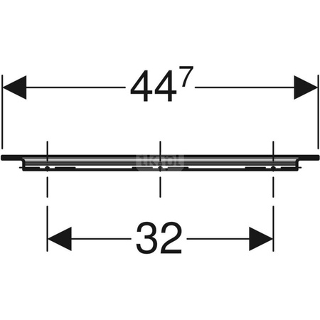 Uchwyt iCon: Chrom błyszczący, 44.7cm