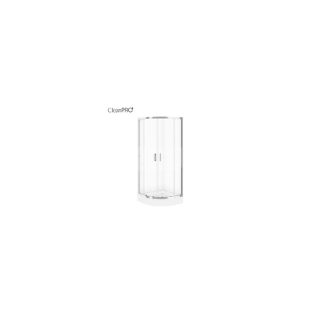 SET B97 KABINA ARTECO PÓŁOKRĄGŁA 90X190 SZK TRANS + BR TAKO 90X6 WIRT