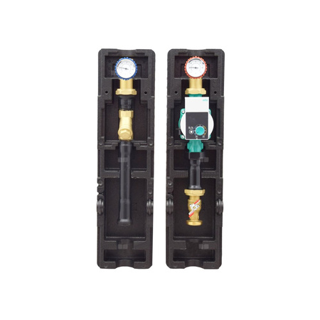 Grupa pompowa D-SA 250 – DN 32 (1 1/4”) z izolacją, z pompą Wilo Yonos Para 30/8