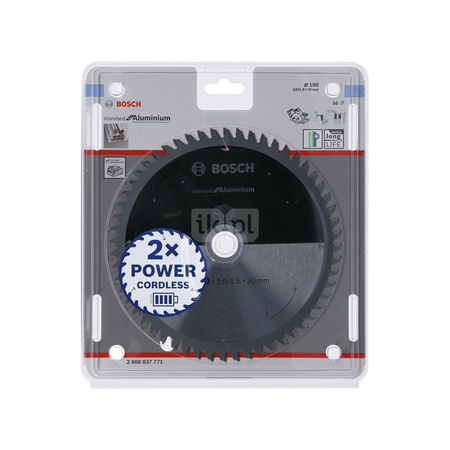 Ostrze do piły tarczowej bezprzewodowej Standard for Aluminium 216 x 2,2 / 1,6 x 30 T64