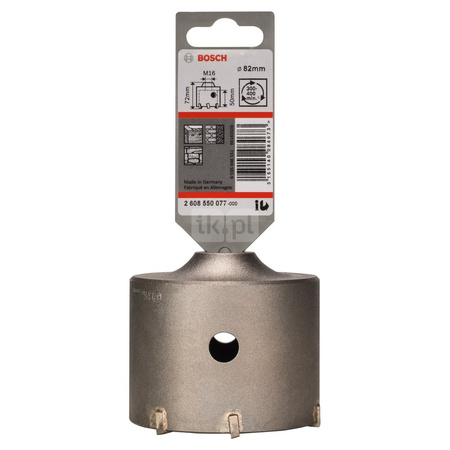 Koronka wiertnicza SDS plus-9 do adapterów sześciokątnych UDAROWA 82MM 2TLG.