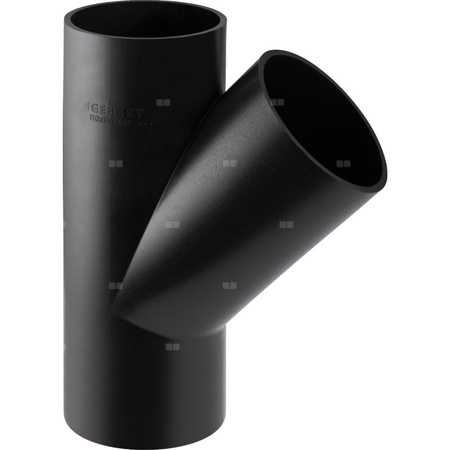 Trójnik GEBERIT HDPE 45' polietylen 56 mm x 50 mm x 56 mm (sw x sw x sw)