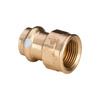 Złącze przejściowe Profipress VIEGA 4512 Jednoczęściowy, brąz / brąz, 18 mm, 3/4'' (mz x gwm), 45 mm