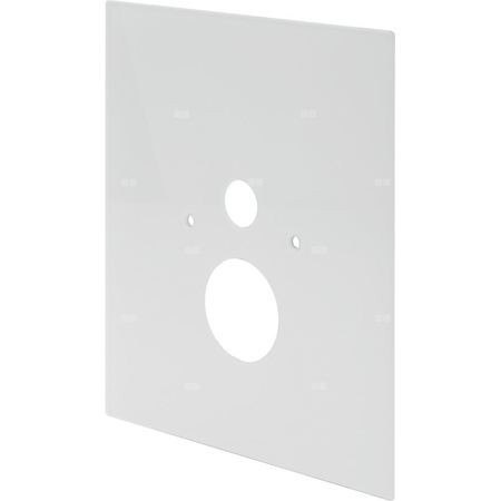 Płytka maskująca do WC Prevista szkło, nr wzoru 8570.39 L: 560 B: 490 s: 6 wykonanie: biały drogowy