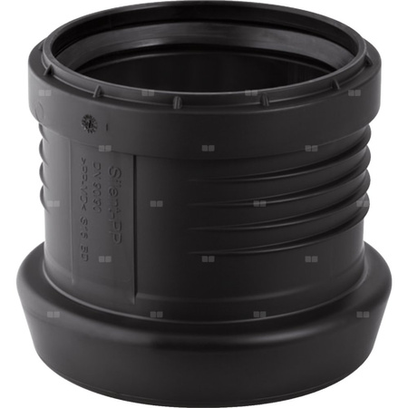 Złączka GEBERIT Silent-PP, PP / PP, 56 mm x 50 mm x DN 50 (mufa wciskowa x mufa wciskowa), (głębokość: 1.5 mm) z uszczelką