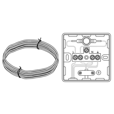 KABEL grzewczy do wanny kondensatu do pomy ciepła KG-31-41