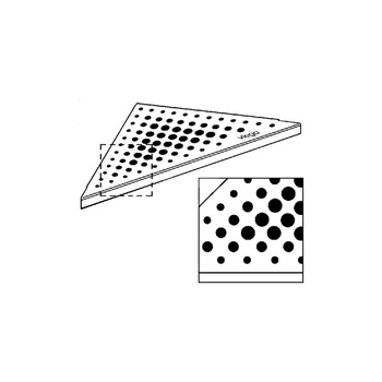 Advantix-ruszt Visign EA2 stal nierdzewna 1.4301, nr wzoru 4972.40 L: 165 H: 20 wykonanie: szczotkowany