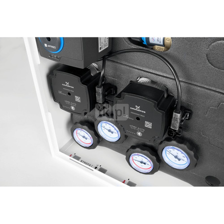 Grupa pompowa AFRISO PrimoBox AZB 251 GZ x GW 3/4'' x 3/4'', z zaworem mieszającym, z zaworem termostatycznym, z izolacją, z siłownikiem arm 141