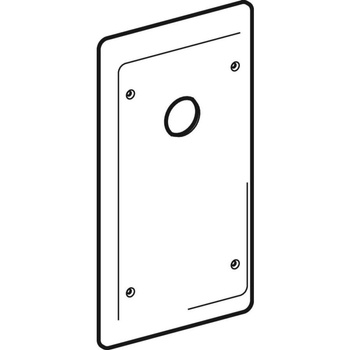 Płytka ochronna syfonu ściennego