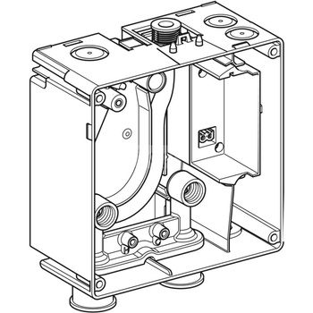 Skrzynka funkcyjna natynkowa do baterii stojących Geberit Brenta/Piave