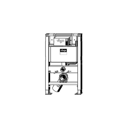 Stelaż podtynkowy do WC VIEGA 8533, 820 x 500 x 140 mm, regulowana wysokość, ze spłuczką ciśnieniową