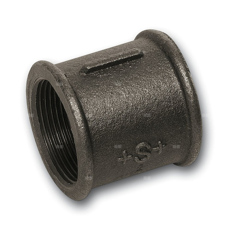 Mufa SANHA 270#, żeliwo (czarny), 1/8'' (GW)