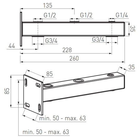 Zestaw grupy bezpieczeństwa 3 bar z szybkozłączem