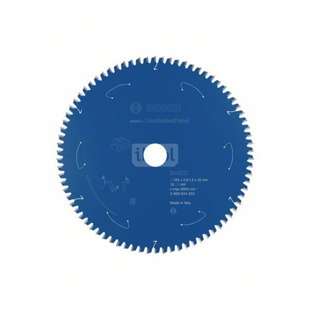 Ostrze do piły tarczowej bezprzewodowej Expert for Laminated Panel 254 x 2,6 / 1,8 x 30 T78