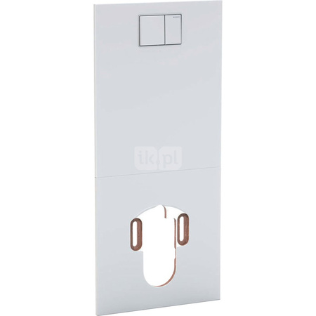 Płyta ozdobna Geberit AquaClean do spłuczek podtynkowych, Sela, biała