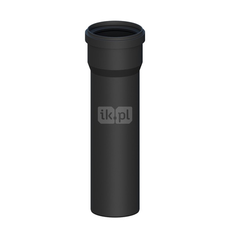 Rura prosta PP L1000mm DN60mm odporna na promieniowanie UV z uszczelką [EPDM]