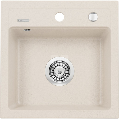 Deante Zorba Zlewozmywak 1-komorowy bez ociekacza - beż