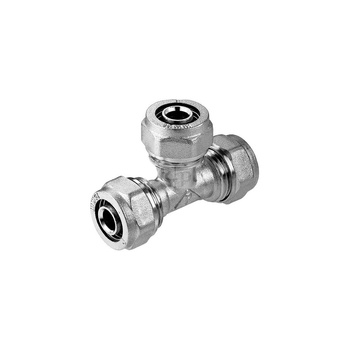 Trójnik PERFEXIM 70A mosiądz niklowany 20 mm x 16 mm x 16 mm (zz x zz x zz)