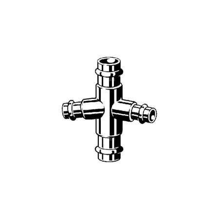 Czwórnik VIEGA 2247 brąz, 18 mm x 15 mm x 18 mm x 15 mm, mz x mz x mz x mz