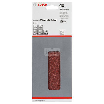 PAP. ŚCIER. RW 93X230 G40 10PC NS