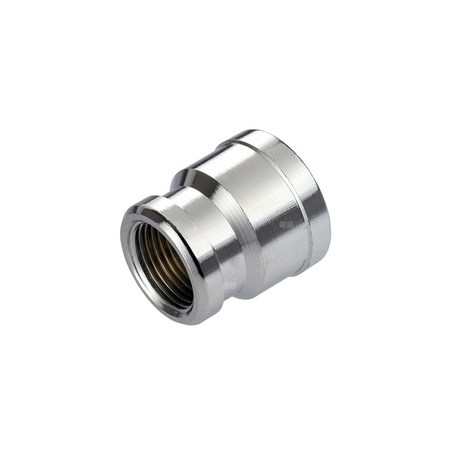 Mufa redukcyjna PERFEXIM 510, mosiądz (chrom), 3/4 x 1/2 (gw x gw), PN16 bar