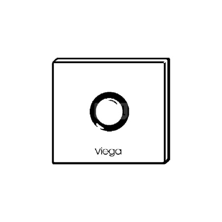 Płytka maskująca Visign for More 100 metal, szkło, nr wzoru 8351.8 płytka maskująca: aluminium stalowy