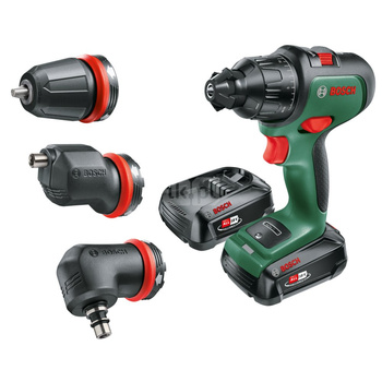Bosch wkrętarka akumulatorowa z udarem AdvancedImpact 18V 2x2,5Ah + 3 adaptery