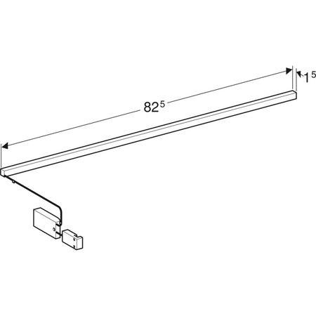 Listwa świetlna do szuflady wewnętrznej Geberit Group