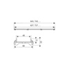 TECEdrainline - Ruszt prosty plate 800 mm