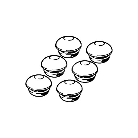 Korek, guma / czarny do odpływów prysznicowych VIEGA 497171