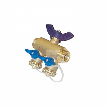 Grupa napełniająca do instalacji solarnych/ instalacji grup pomp itp. CU-KVSR 18x1 QUICK FILL DN15 THREAD 3/4"EC COPPE R FITTING 18MM