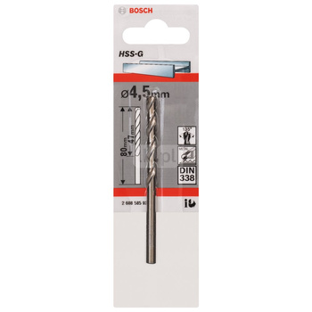 WIERTŁO STAND. HSS-G 135 '4,5/47MM