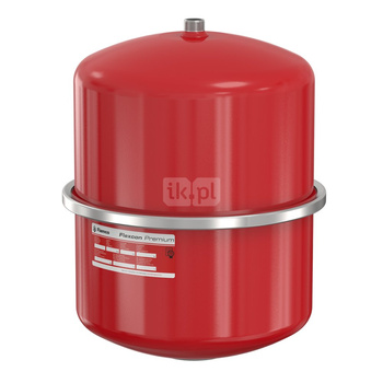 Naczynie wzbiorcze wiszące FLAMCO MEIBES Flexcon Premium, pojemność 25 l 0.5-, 3 bar / 120'C fi3/4'', kolor czerwony, do instalacji chłodn.C.O.