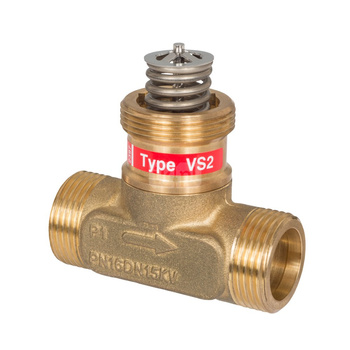 Zawór regulacyjny dwudrożny DANFOSS VS2, DN 25 (gzm x gzm), PN 16, Kvs: 4 m3/h